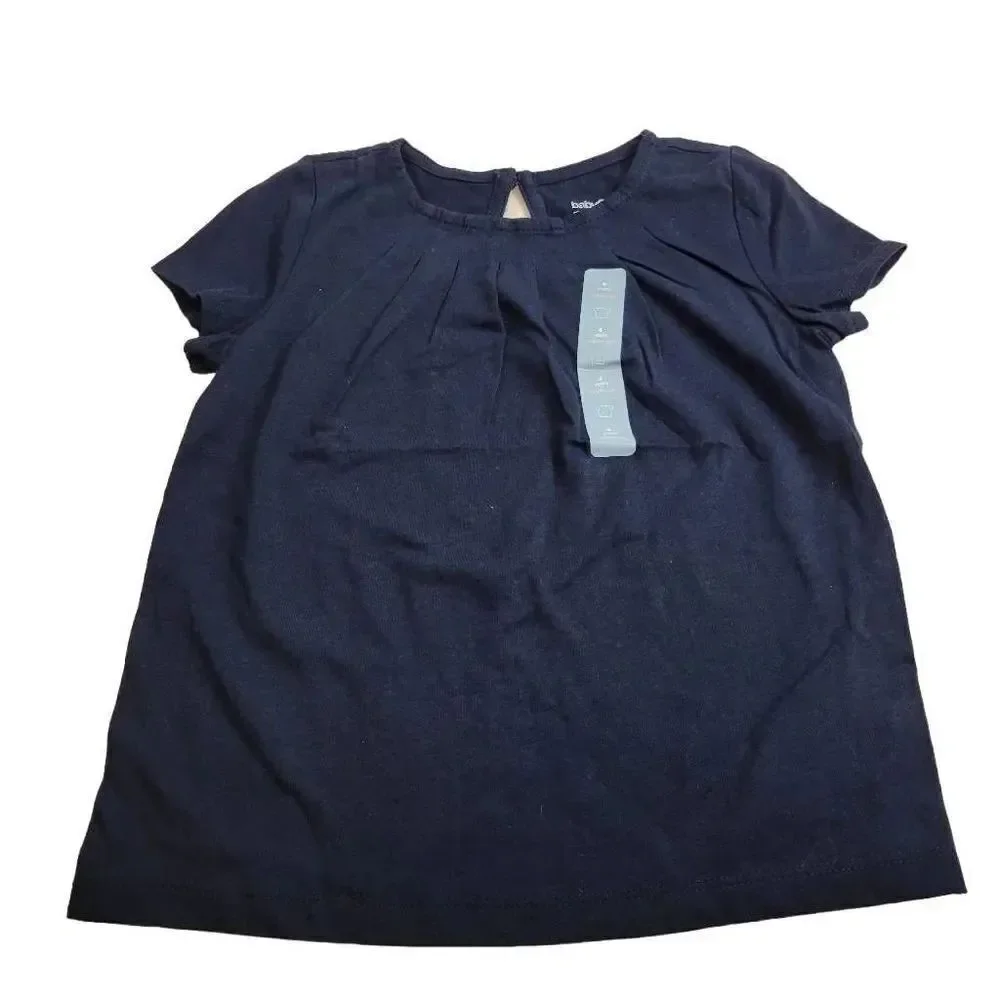 Baby Gap solid Navy top 4T